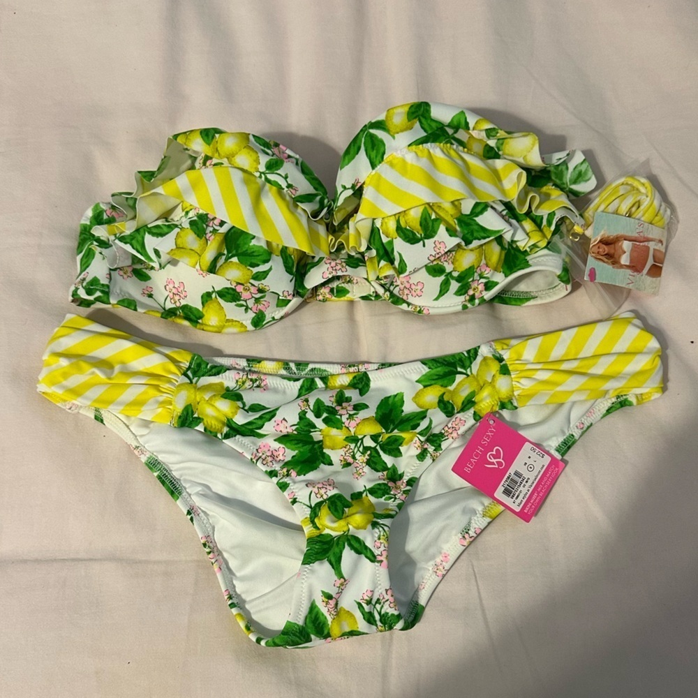 y2K VICTORIA'S SECRET Lemon Bikini set